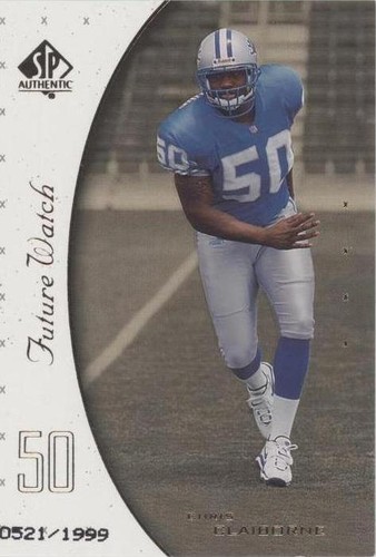 1999 SP Authentic Chris Claiborne #101