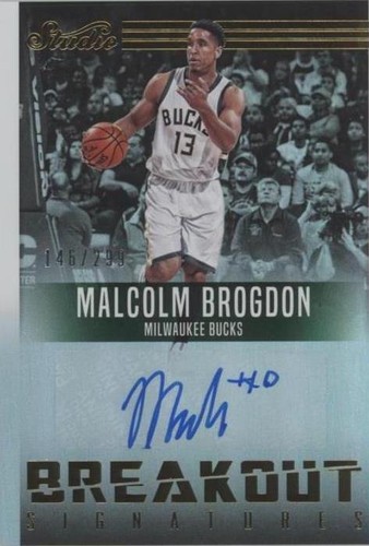 2016-17 Panini Studio - Malcolm Brogdon #7