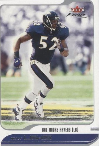 2001 Fleer Focus Ray Lewis #90