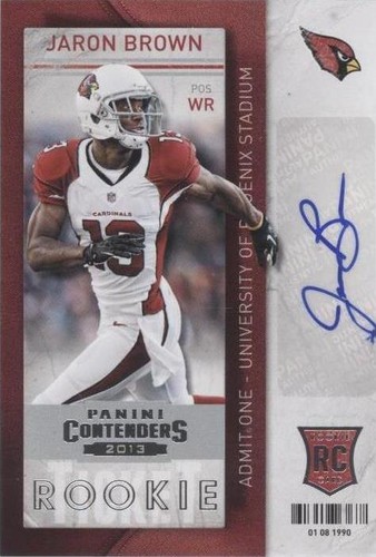 2013 Panini Contenders Jaron Brown #194