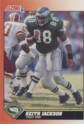 1991 Score Keith Jackson #371