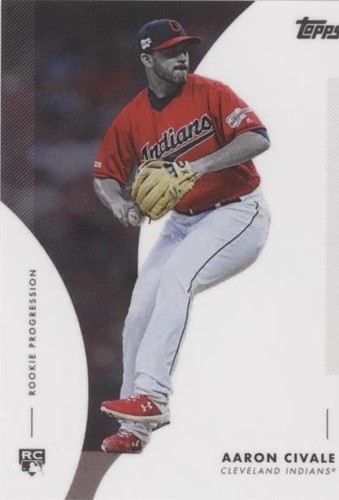 2020 Topps Wal-Mart Blue Border /299 Aaron Civale #223