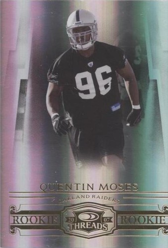 2007 Donruss Threads Quentin Moses #197