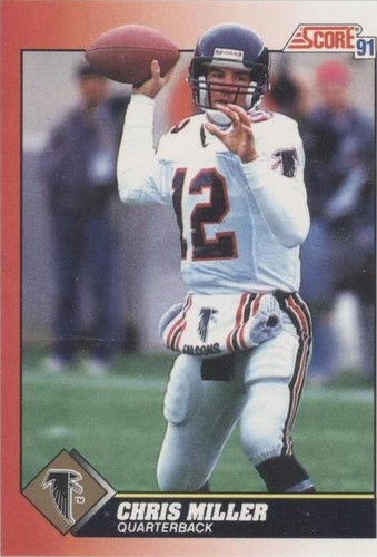 1991 Score Chris Miller #219