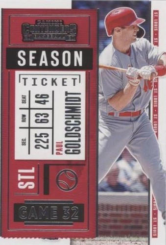 2020 Panini Contenders - Paul Goldschmidt #70