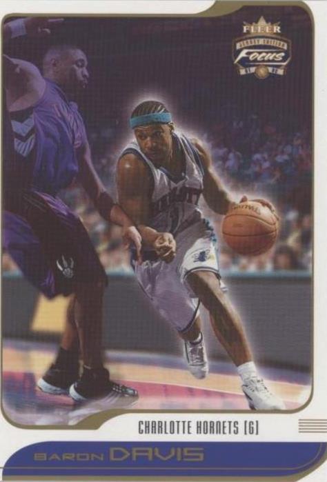 2001-02 Fleer Focus Jersey Edition - Baron Davis #15