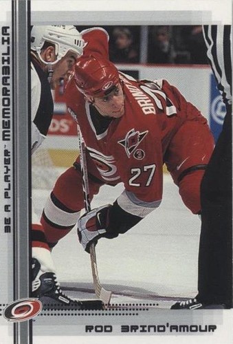 2000-01 In the Game Be A Player Memorabilia - Rod Brind'Amour #200
