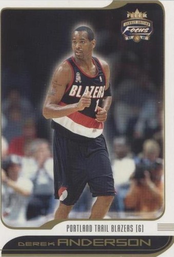 2001-02 Fleer Focus Jersey Edition - Derek Anderson #93