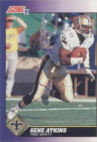 1991 Score Gene Atkins #617