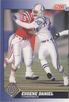 1991 Score Eugene Daniel #38