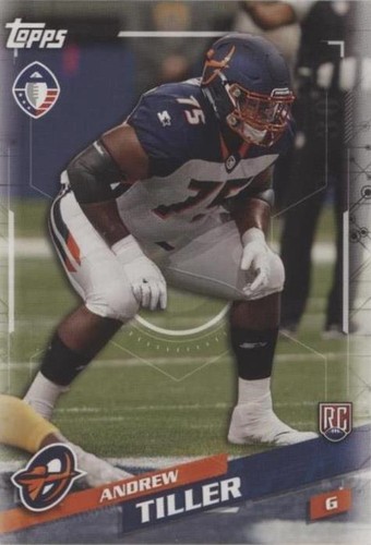 2019 Topps Alliance of American Football Andrew Tiller #93