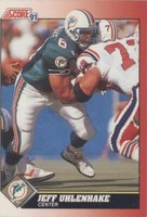 1991 Score Jeff Uhlenhake #149