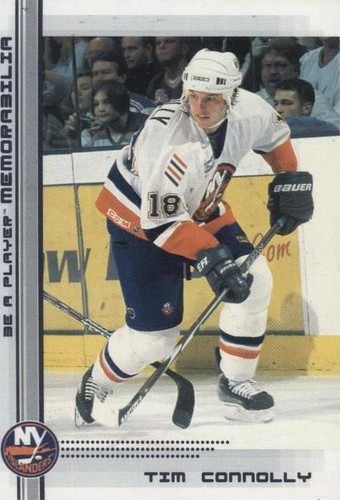 2000-01 In the Game Be A Player Memorabilia - Tim Connolly #15