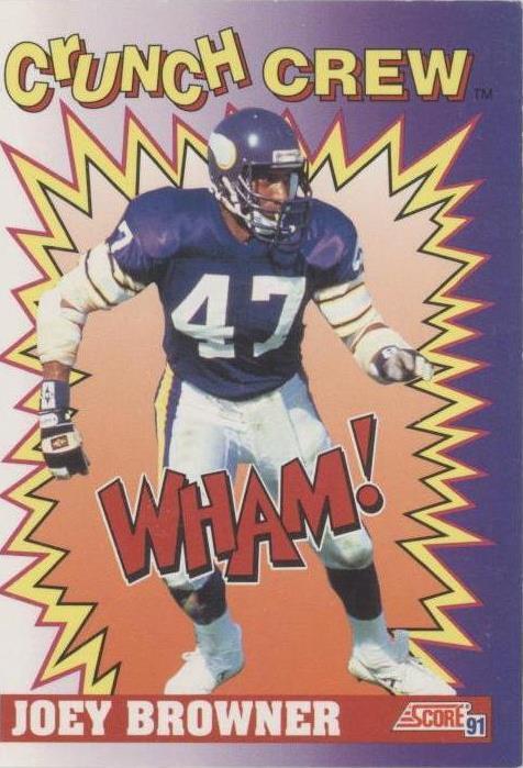 1991 Score Joey Browner #648