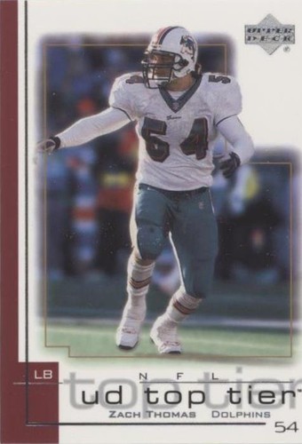 2001 Upper Deck UD Top Tier Zach Thomas #90