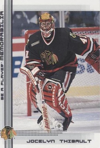 2000-01 In the Game Be A Player Memorabilia - Jocelyn Thibault #189