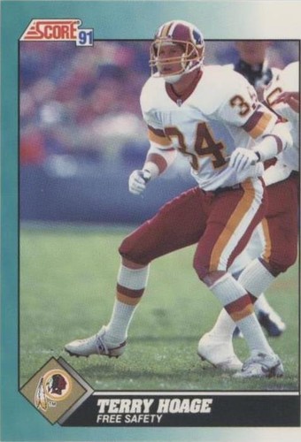 1991 Score Rookie & Traded Terry Hoage #33T