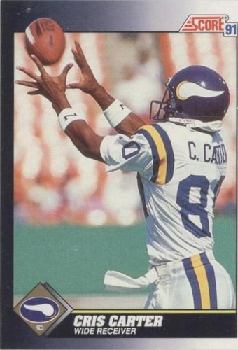 1991 Score Cris Carter #487