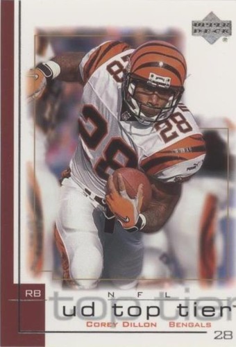 2001 Upper Deck UD Top Tier Corey Dillon #35