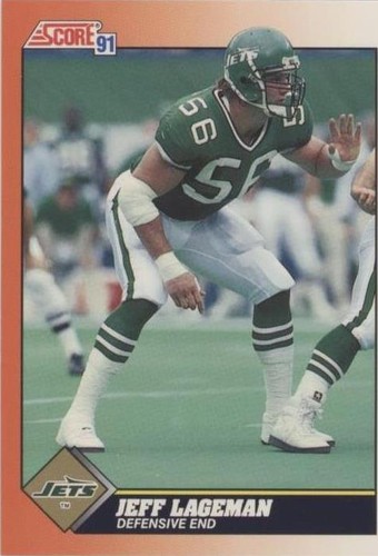 1991 Score Jeff Lageman #444