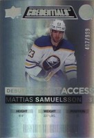 2021-22 Upper Deck Credentials - Mattias Samuelsson #57