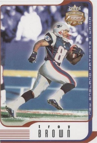 2002 Fleer Focus Jersey Edition Troy Brown #8