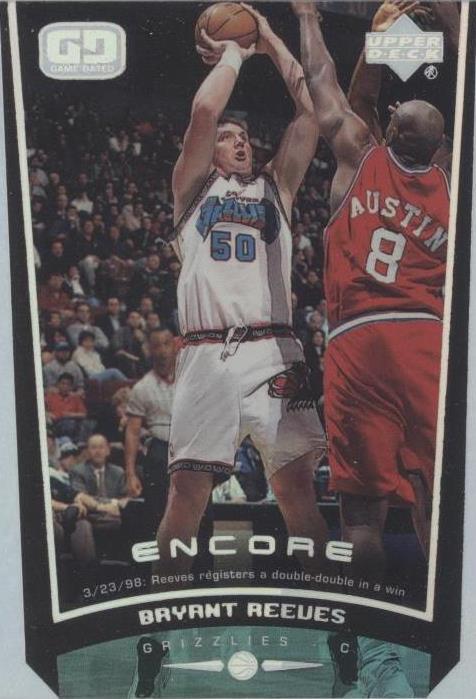 1998-99 Upper Deck Encore - Bryant Reeves #85