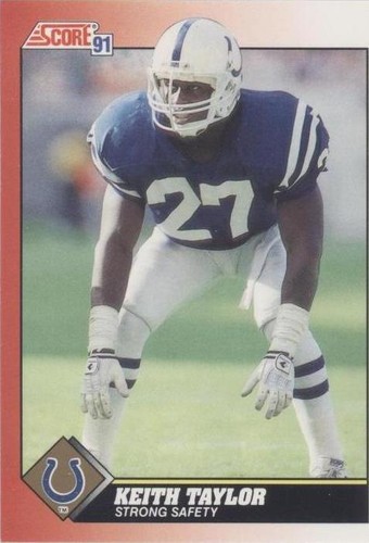 1991 Score Keith Taylor #127