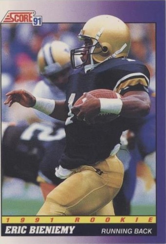 1991 Score Eric Bieniemy #578
