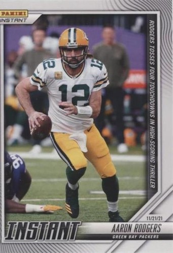 2021 Panini Instant NFL Aaron Rodgers #108