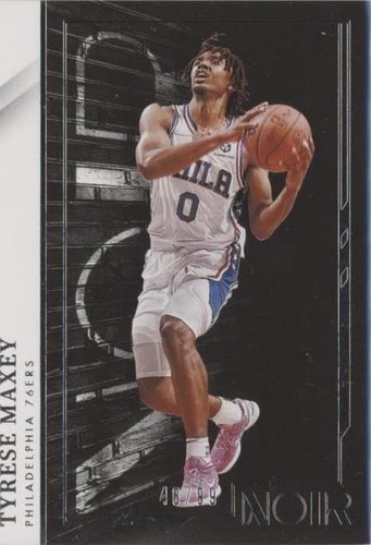 2021-22 Panini Noir - Tyrese Maxey #19