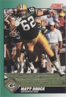 1991 Score Matt Brock #303