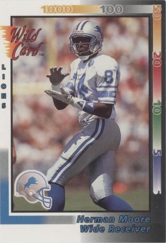 1992 Wild Card Herman Moore #110