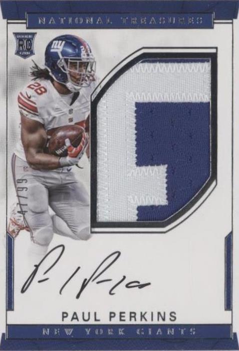 2016 Panini National Treasures Paul Perkins #134
