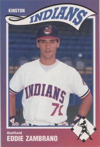 1990 Sportsprint Kinston Indians - Eduardo Zambrano #25