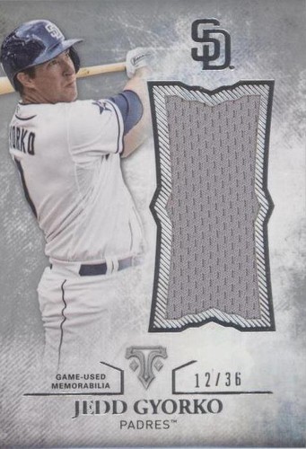 2015 Topps Triple Threads - Jedd Gyorko #UJR-JGO