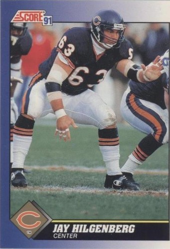 1991 Score Jay Hilgenberg #63