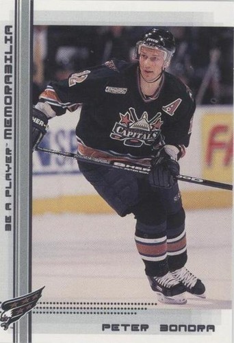 2000-01 In the Game Be A Player Memorabilia - Peter Bondra #74