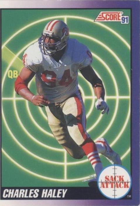 1991 Score Charles Haley #656