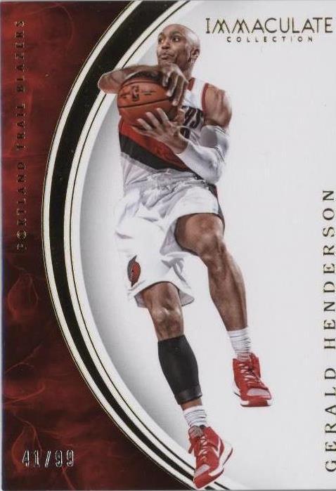 2015-16 Panini Immaculate Collection - Gerald Henderson #92