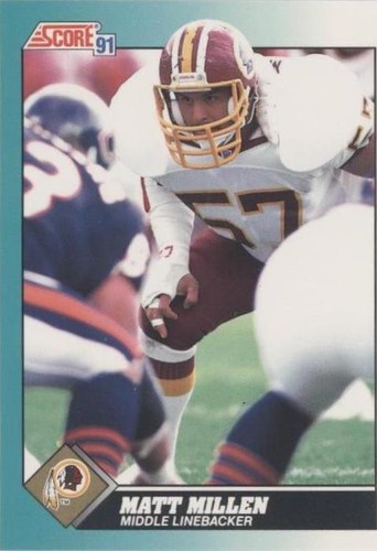1991 Score Rookie & Traded Matt Millen #2T