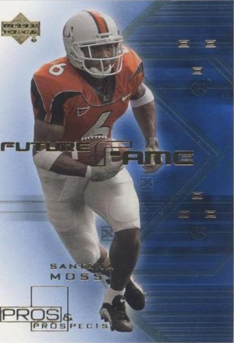 2001 Upper Deck Pros & Prospects Santana Moss #F6