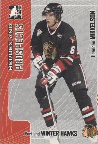 2005-06 In the Game Heroes and Prospects - Brendan Mikkelson #165