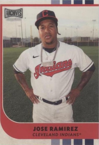 2021 Topps Archives Snapshots - Jose Ramirez #40