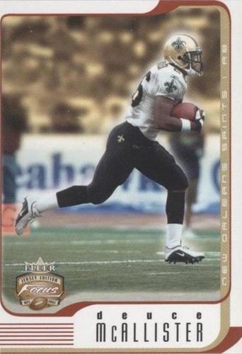 2002 Fleer Focus Jersey Edition Deuce McAllister #56