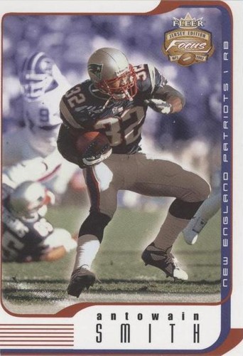 2002 Fleer Focus Jersey Edition Antowain Smith #92