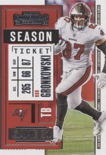 2020 Panini Contenders Rob Gronkowski #13