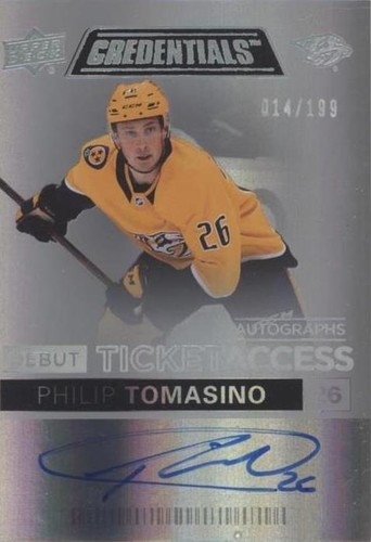 2021-22 Upper Deck Credentials - Philip Tomasino #DTAA-PT