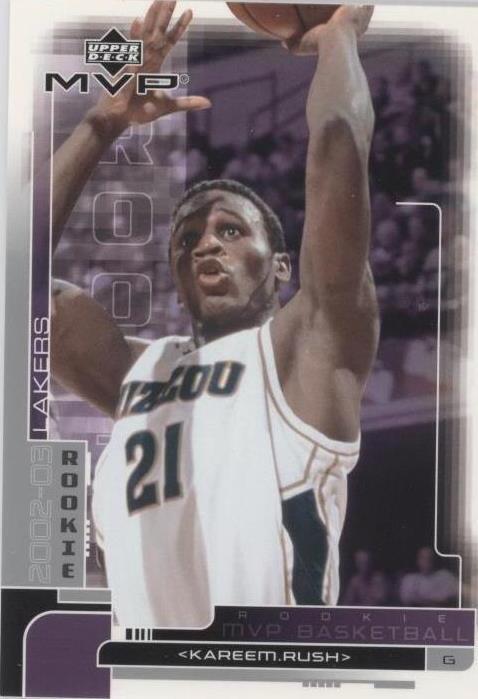 Jugador Más Valioso 2002-03 Upper Deck - Kareem Rush #211