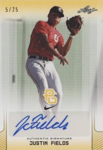 2017 Leaf Perfect Game National Showcase - Justin Fields #BA-JF2